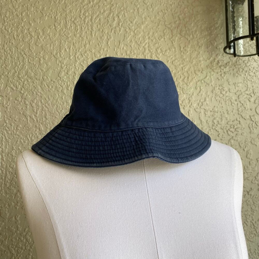 Bucket Hat Navy Blue One Size Summer Spring Casual